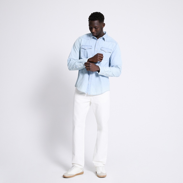 Denim shirt "Clint" Wash Lt